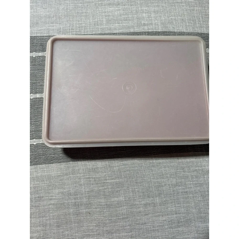 Tupperware Modular Mate Rectangular Container Red Lid Vintage Kitchen Storage‎